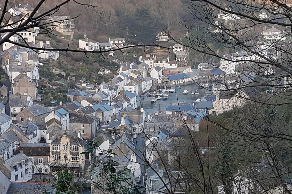 Bijou Coastal Apartment In Polperro With Hot Tub Onsite Parking Downhill Walk To Village Eksteriør billede