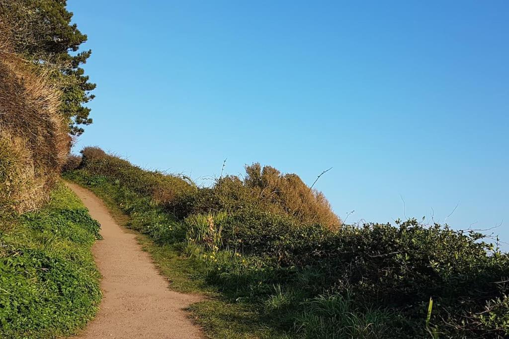 Bijou Coastal Apartment In Polperro With Hot Tub Onsite Parking Downhill Walk To Village Eksteriør billede