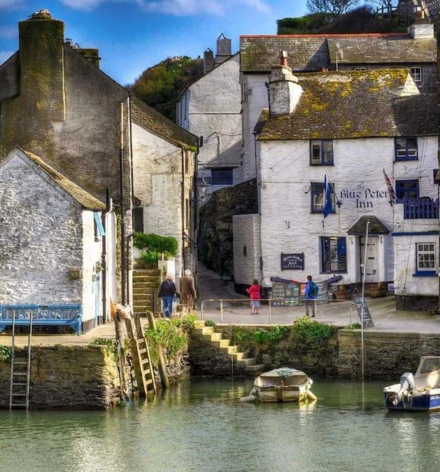 Bijou Coastal Apartment In Polperro With Hot Tub Onsite Parking Downhill Walk To Village Eksteriør billede
